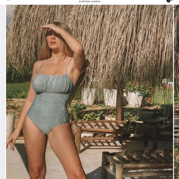 Everyday Sunday Other - Everyday Sunday Women's Green One Piece Swimsuit